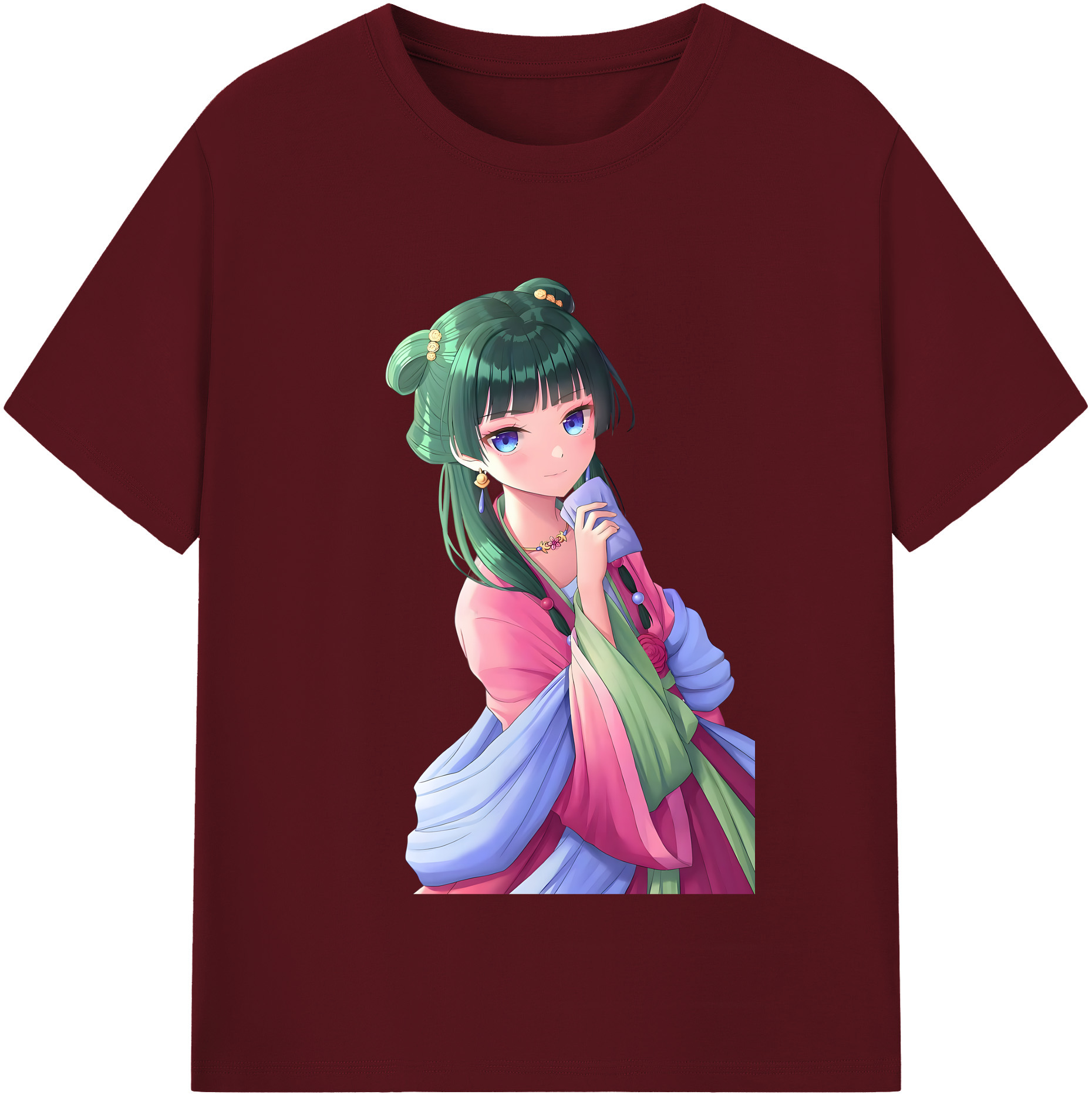 （画像用） 薬屋のひとりごと The Apothecary Diaries 綿100％半袖Tシャツ（フロントプリント）